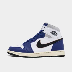 Jordan 1 Retro High OG White / Black / Neutral Grey - Deep Royal Blue