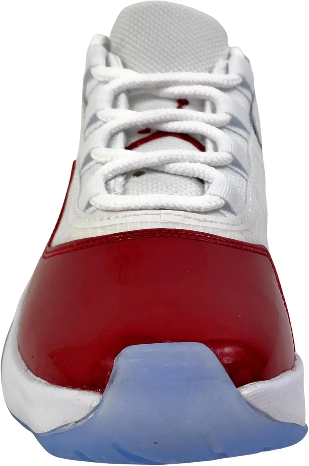 Jordan Air 11 Comfort Low Sneakers (GS) in White/Gym Red-Black