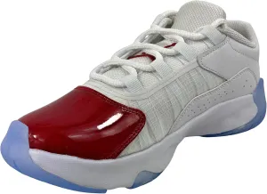Jordan Air 11 Comfort Low Sneakers (GS) in White/Gym Red-Black