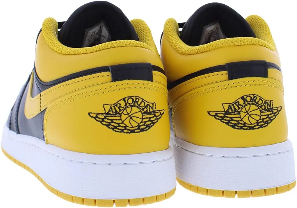 Jordan Big Kid's 1 Low White/Black-White (553560 132)