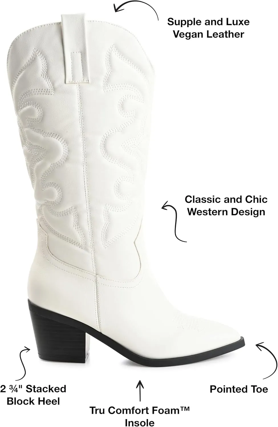 Journee Collection Women's Chantry Western Boot