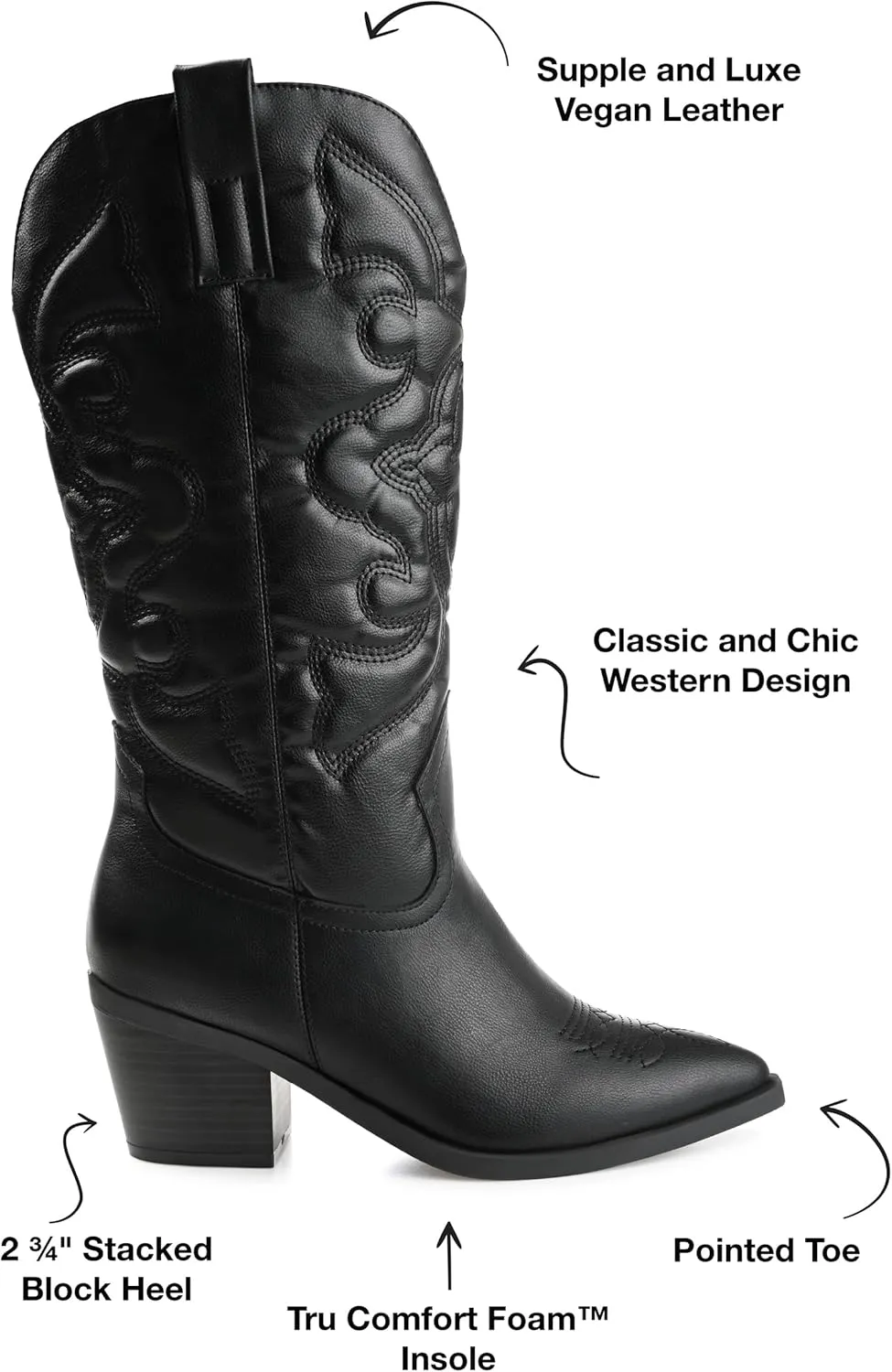 Journee Collection Women's Chantry Western Boot