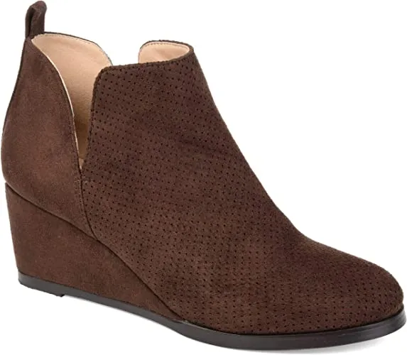 Journee Collection Womens Mylee Bootie Brown, 12 Womens US