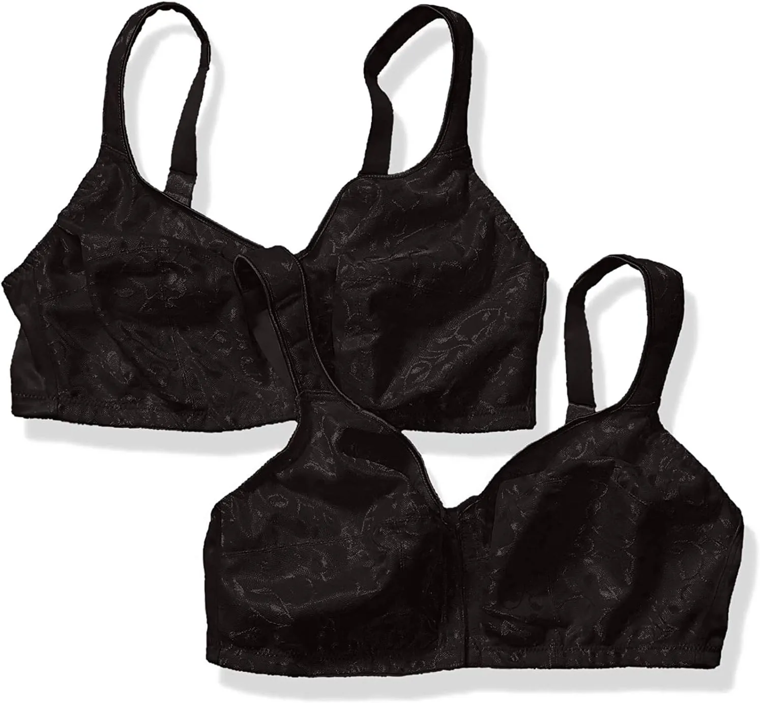 Just My Size Women's Easy On Front Close Wirefree Bra MJ1107