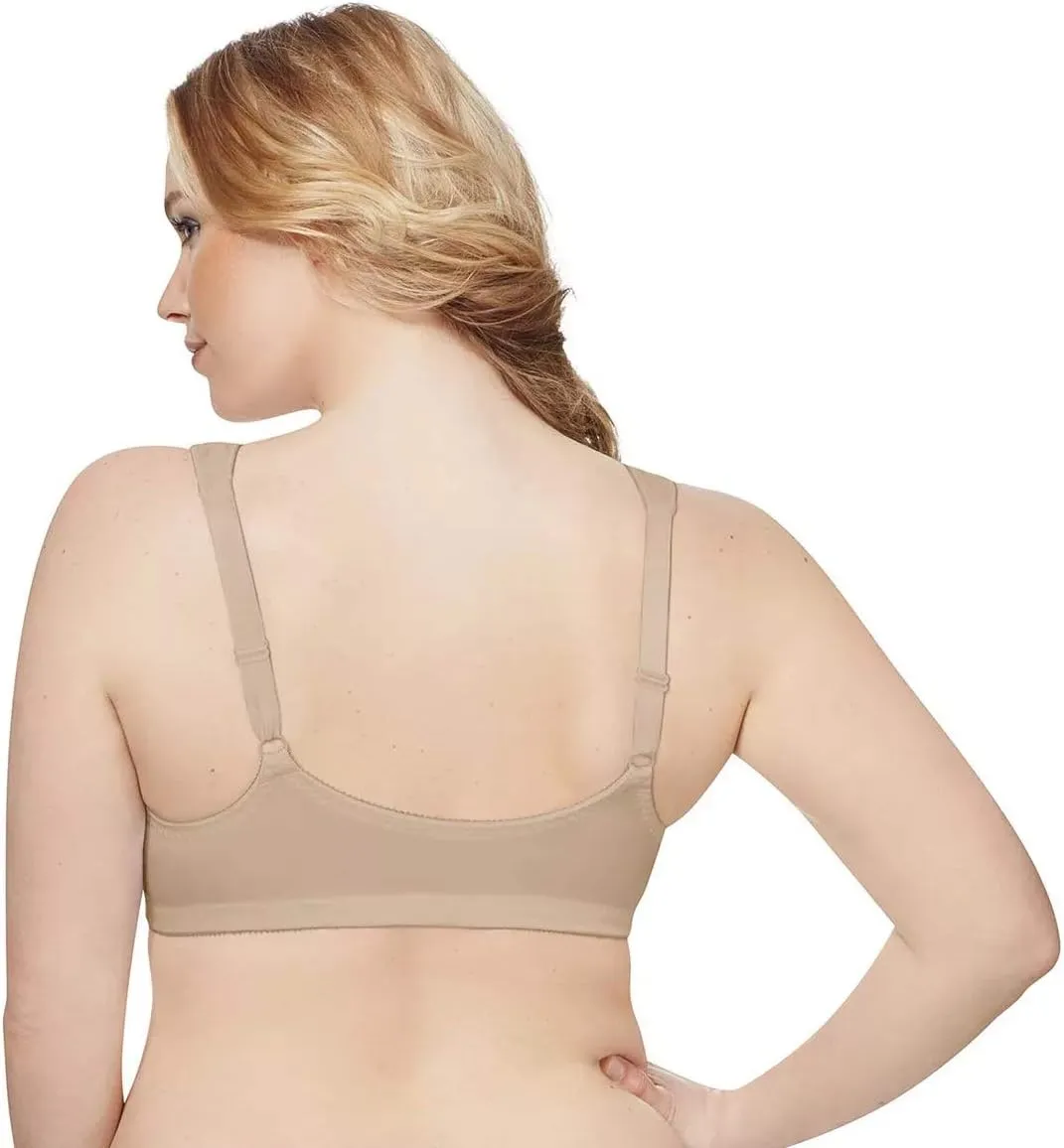 Just My Size Women's Easy On Front Close Wirefree Bra MJ1107