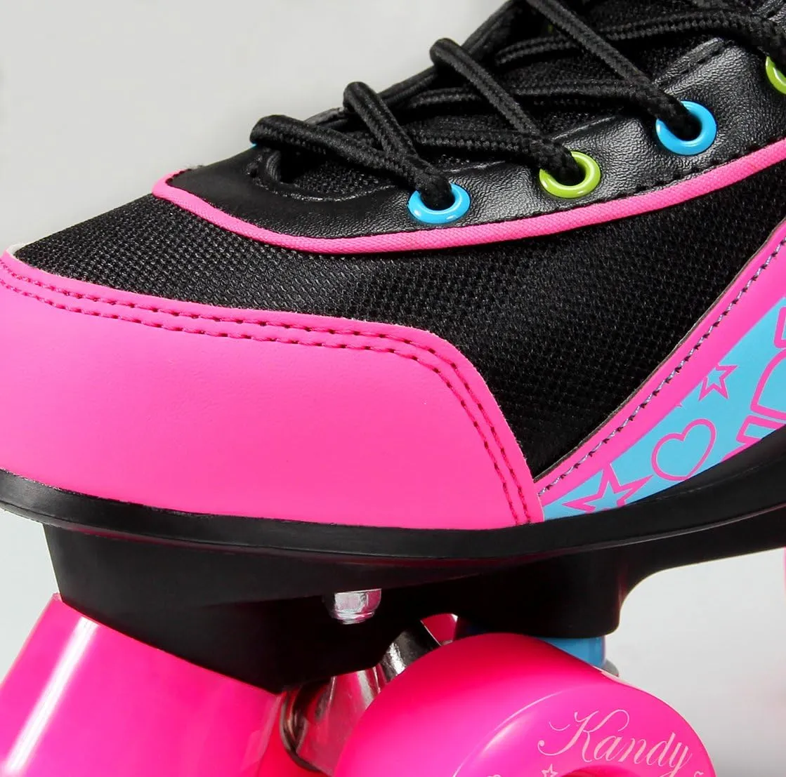Kandy-Luscious Kid's Roller Skates - Comfortable Outdoor Children's Skates with Fun Colors & Designs