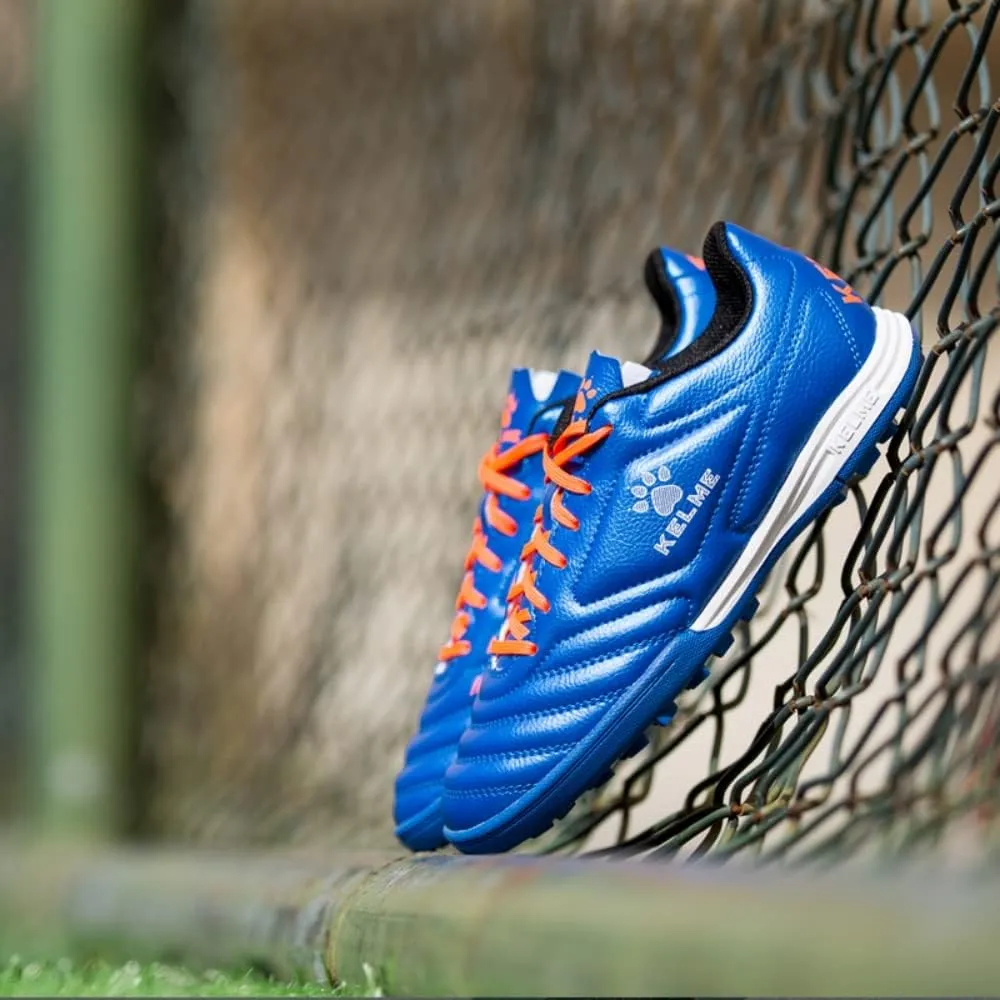KELME Men's Soccer Shoes Arch Support Cleats Professional Futsal Sneaker Breathable Athletic Football Boots for Outdoor Indoor TF