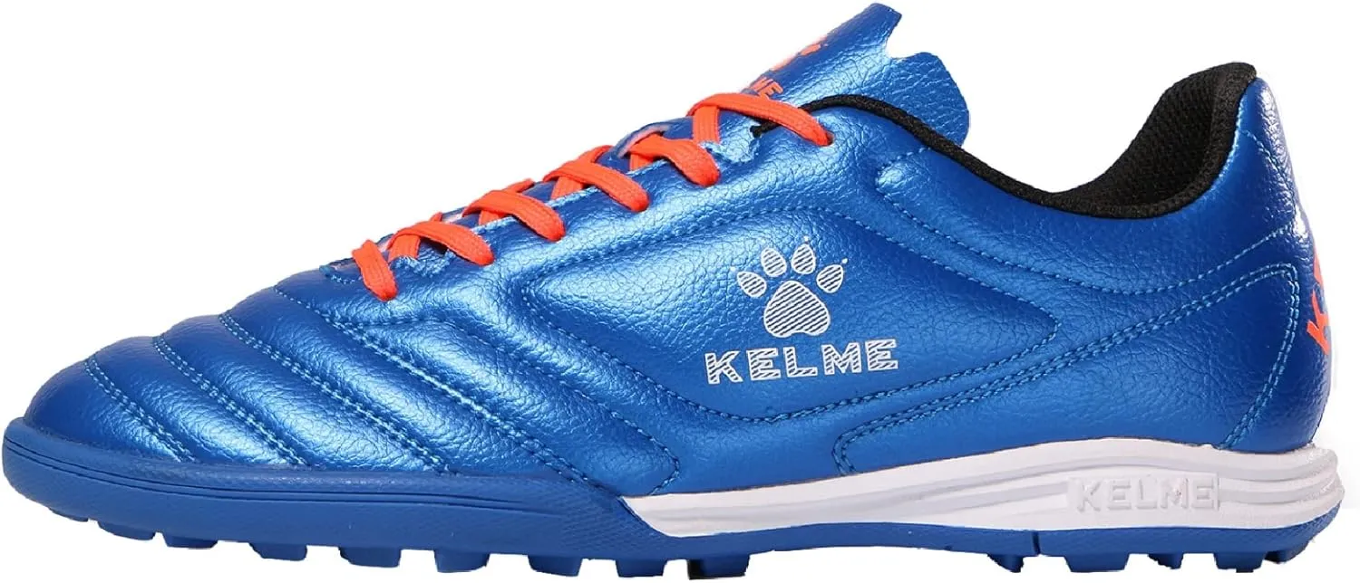 KELME Men's Soccer Shoes Arch Support Cleats Professional Futsal Sneaker Breathable Athletic Football Boots for Outdoor Indoor TF