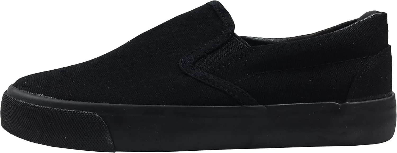 Kid's Classic Slip On Canvas Sneaker Skater Shoes