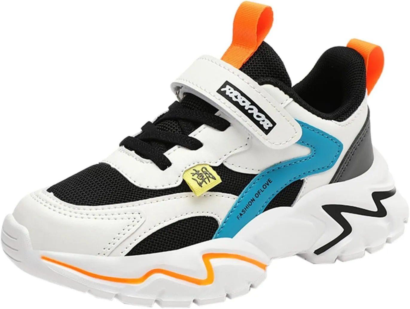 Kids Comfortable Basketball Shoes Toddler Boys Girls Air Cushion Sneakers Mid Top Training Sneakers Non-Slip Sports Shoes