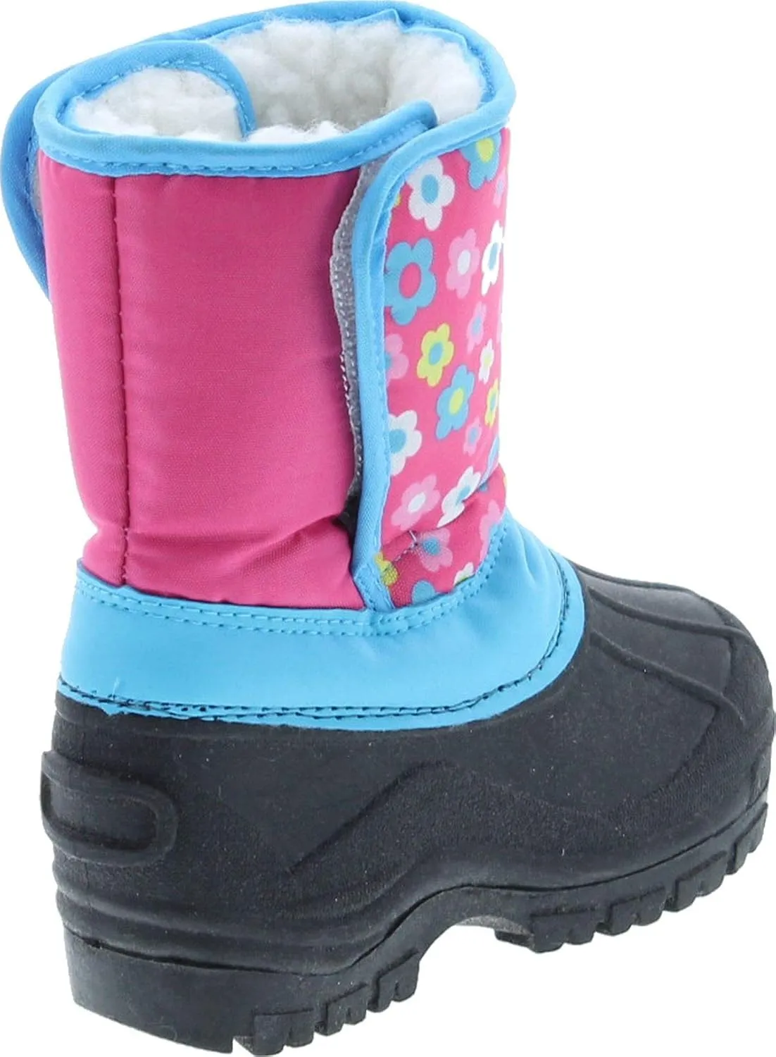 Kids Easy Slip On Waterproof Warm Winter Boots