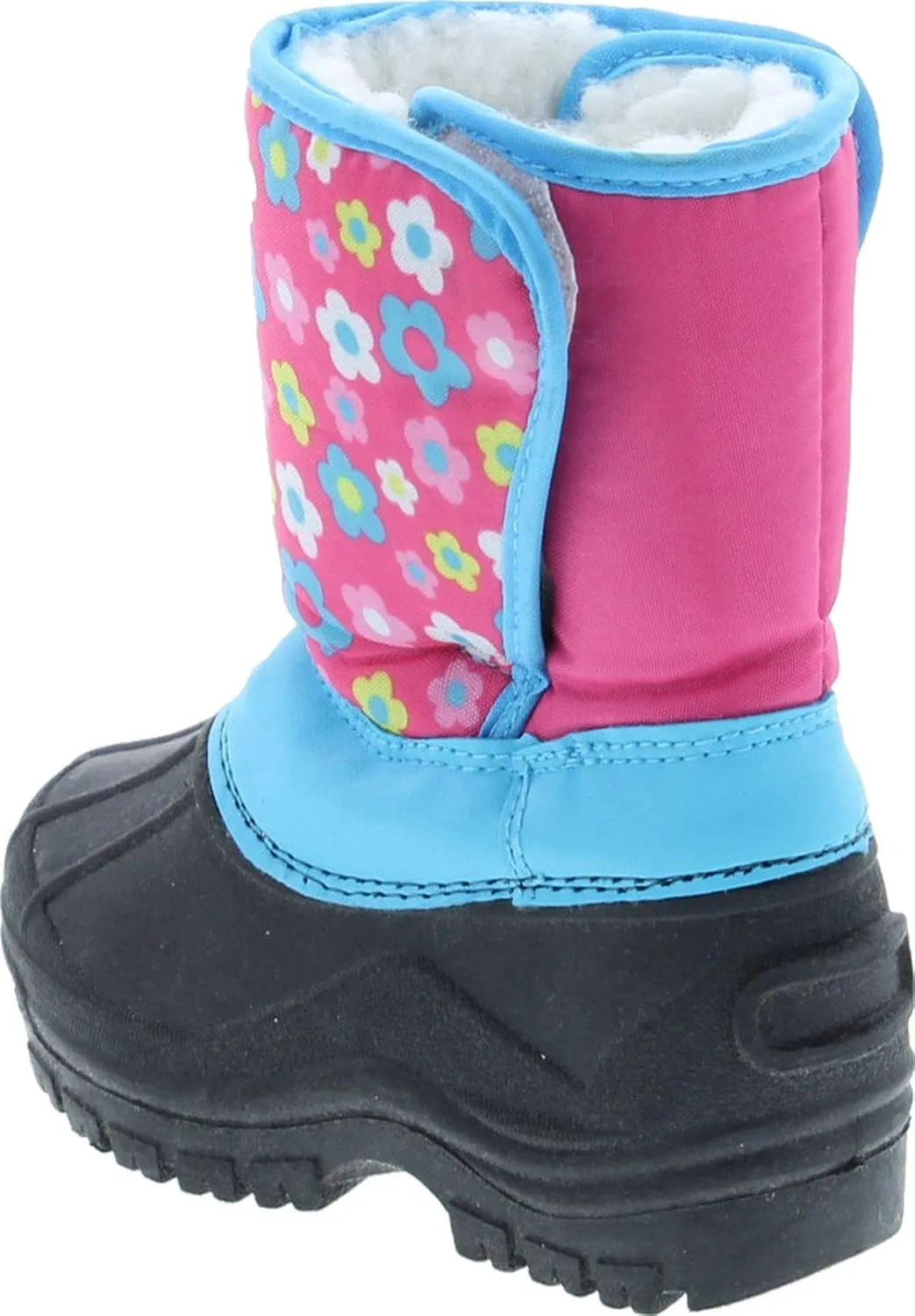Kids Easy Slip On Waterproof Warm Winter Boots