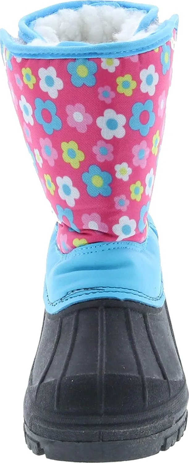 Kids Easy Slip On Waterproof Warm Winter Boots