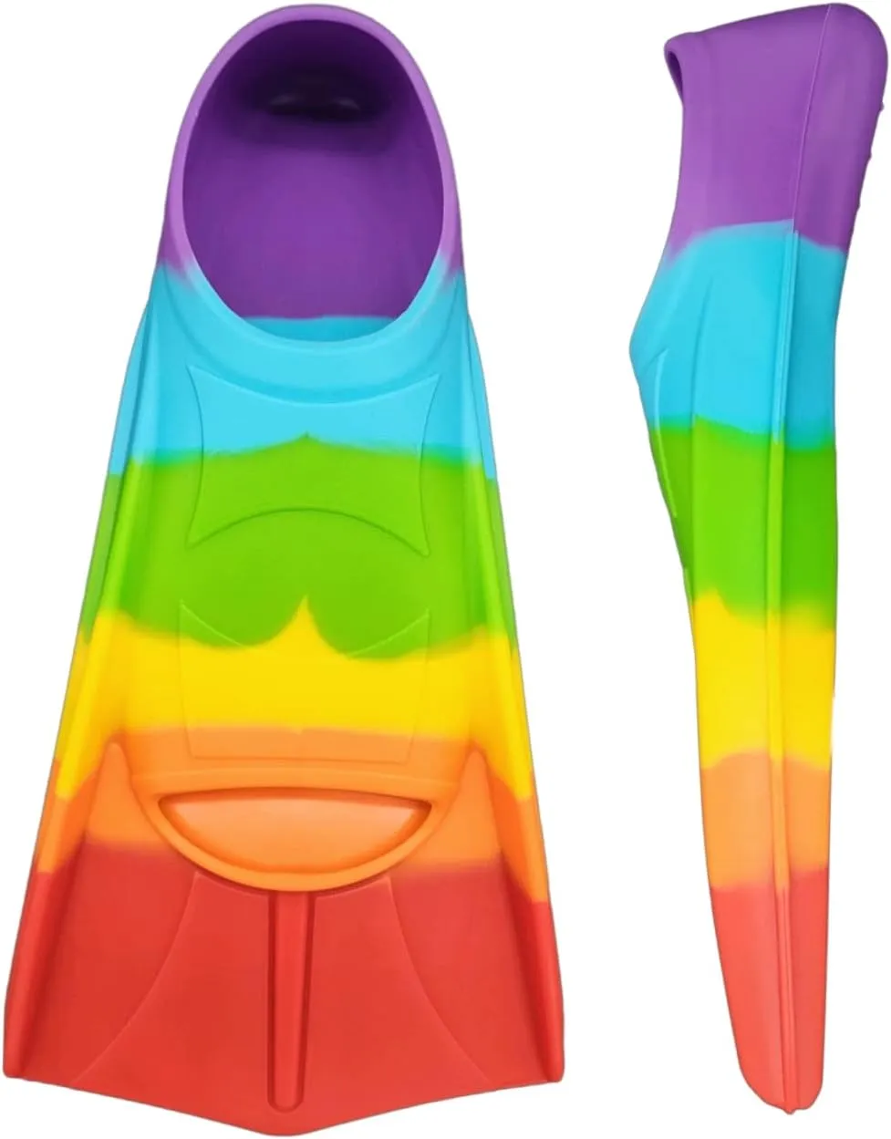 Kids Swim Fins,Comfortable Silicone Flippers for Swimming and Diving,Size Suitable Beginners Kids Girls Boys Adults