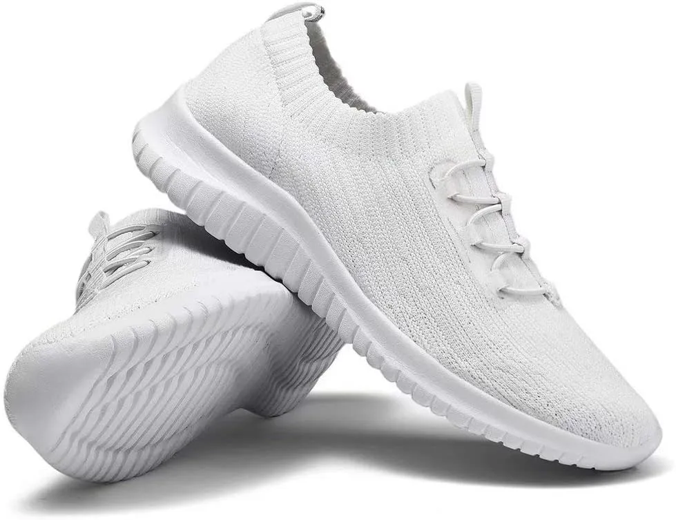 konhill Women's Comfortable Walking Shoes - Tennis Athletic Casual Slip on Sneakers