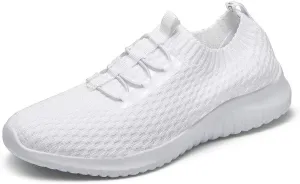 konhill Women's Comfortable Walking Shoes - Tennis Athletic Casual Slip on Sneakers