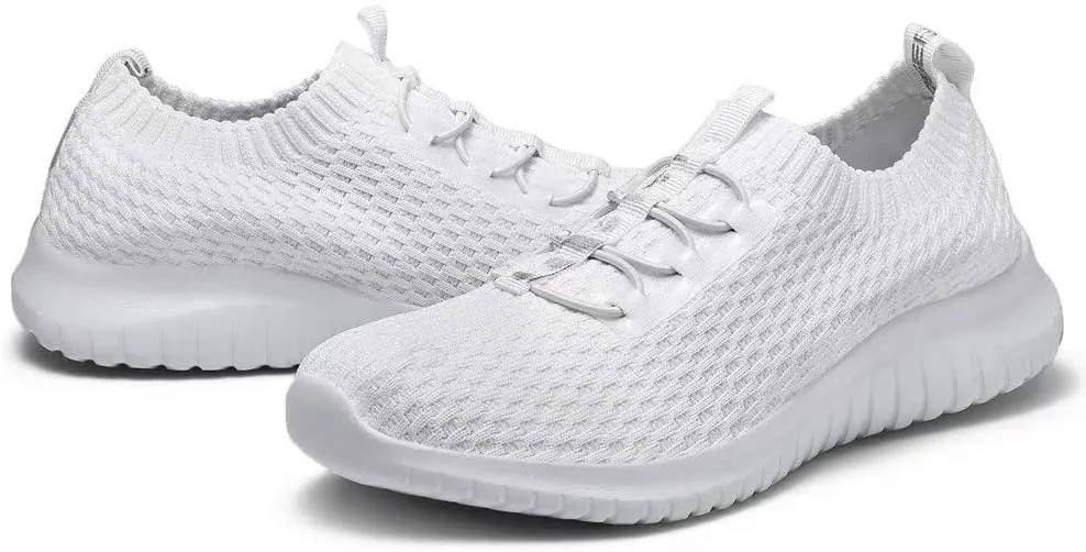 konhill Women's Comfortable Walking Shoes - Tennis Athletic Casual Slip on Sneakers