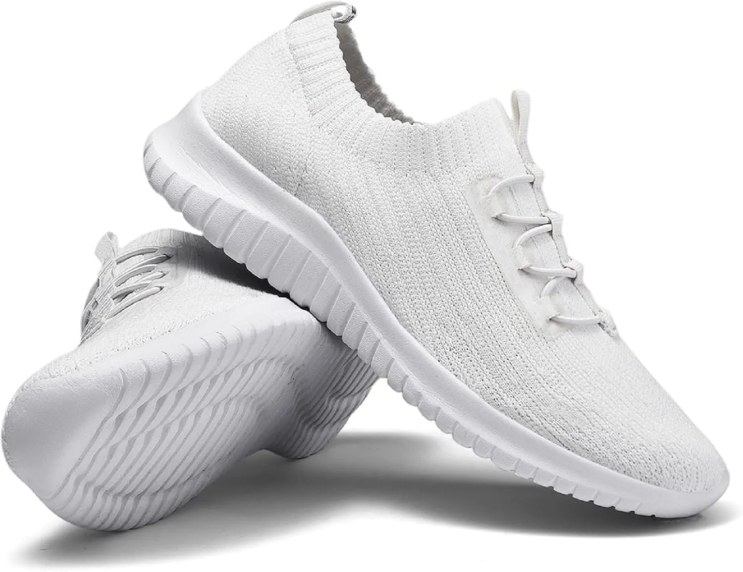 konhill Women's Comfortable Walking Shoes - Tennis Athletic Casual Slip on Sneakers