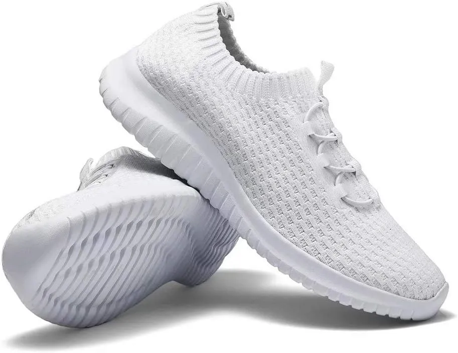 konhill Women's Comfortable Walking Shoes - Tennis Athletic Casual Slip on Sneakers