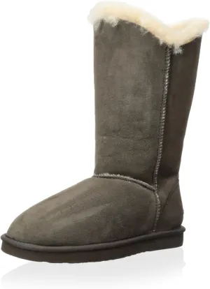Koolaburra Women's Double Halo,Cappuccino Sheepskin,US 5 M