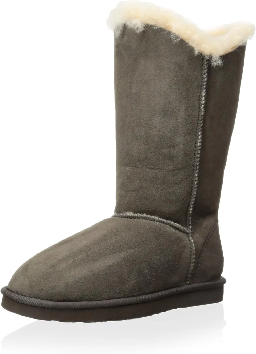Koolaburra Women's Double Halo,Cappuccino Sheepskin,US 5 M