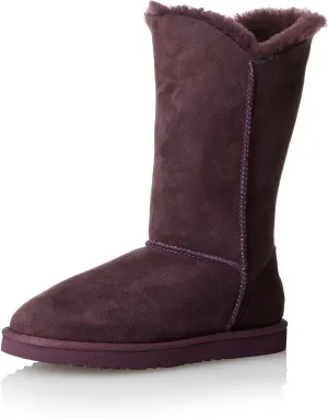 Koolaburra Women's Double Halo,Imperial Purple Sheepskin,US 5 M