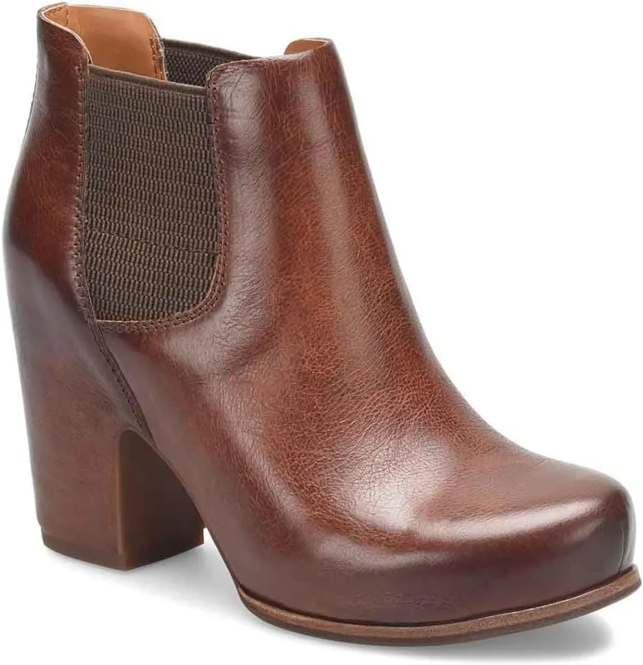 KORK-EASE Shirome Women's Bootie - Stylish Hand-Finished Leather Bootie with High-Traction Outsole