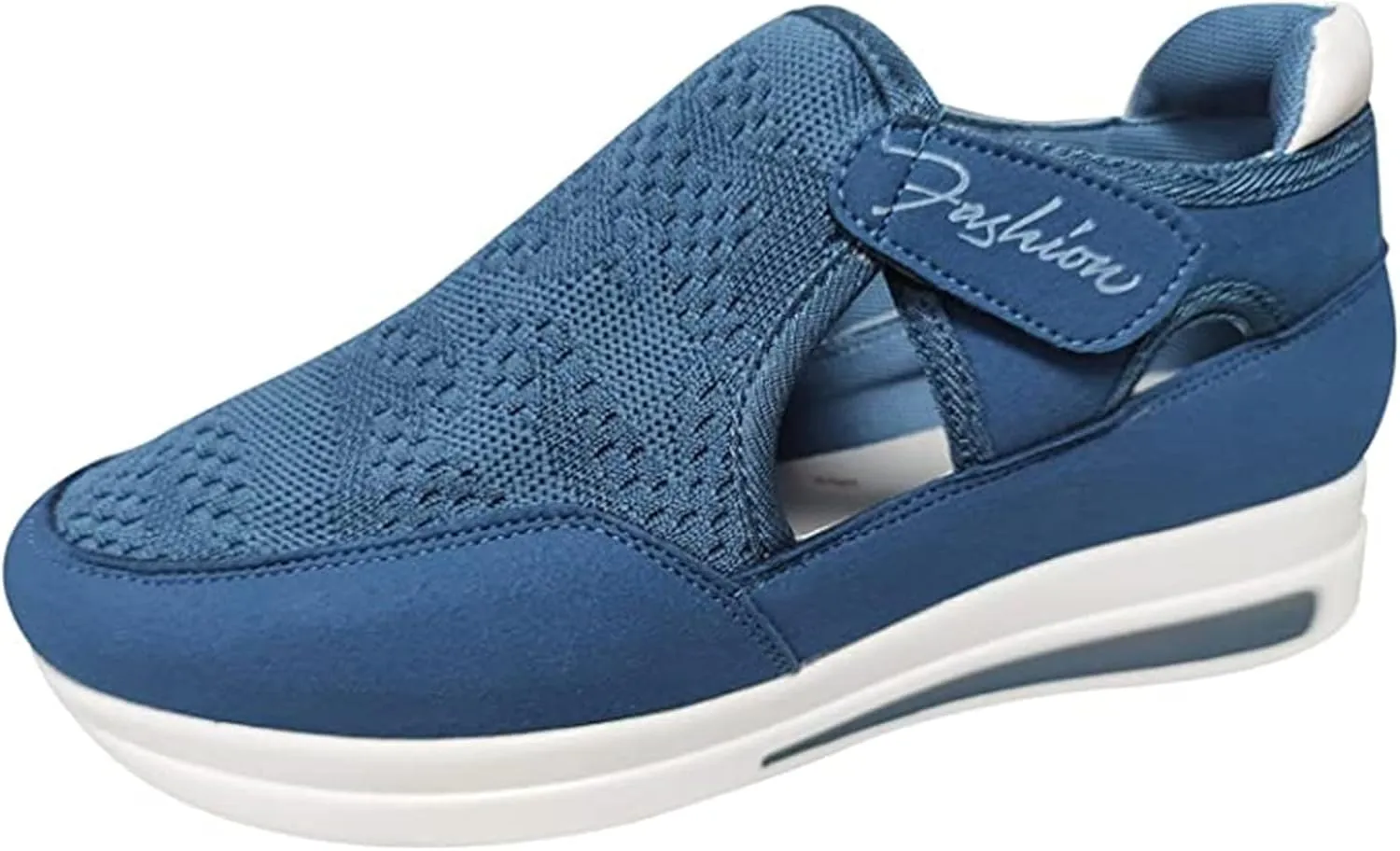 Ladmiple Shoes For Women Slip On Sneakers Breathe Walking Shoes Fashion Comfort Non Slip Platform Running Tennis Shoes