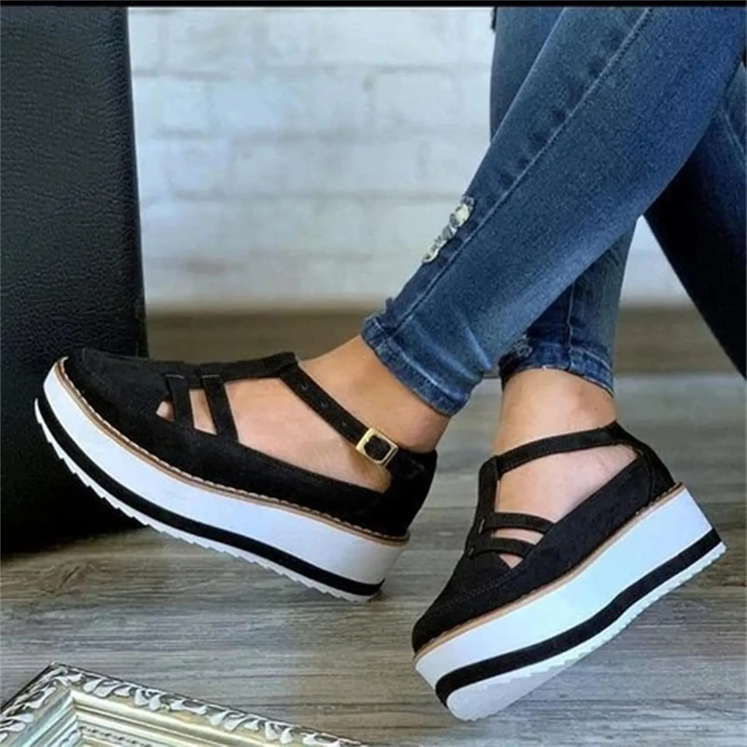 Ladmiple Shoes For Women Sneakers Trendy Slip On Canvas Shoes Fashion Casual Summer Comfortable Walking Flats Loafers