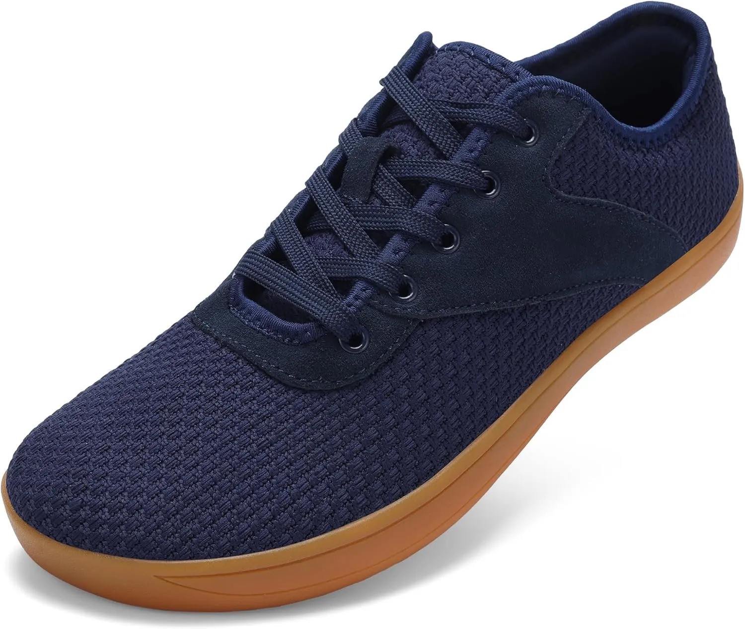LCGJR Men's Wide Toe Box Shoes Minimalist Barefoot Walking Shoes Extra Wide Width Zero Drop Shoes Lightweight Breathable Sneakers