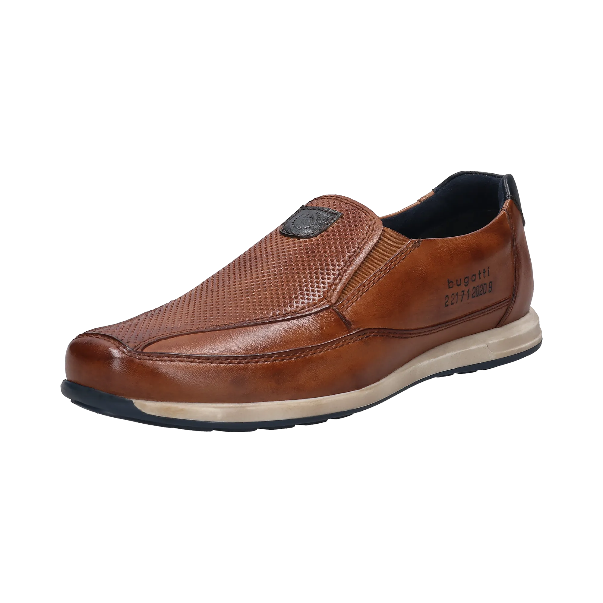 Leder Slip on cognac