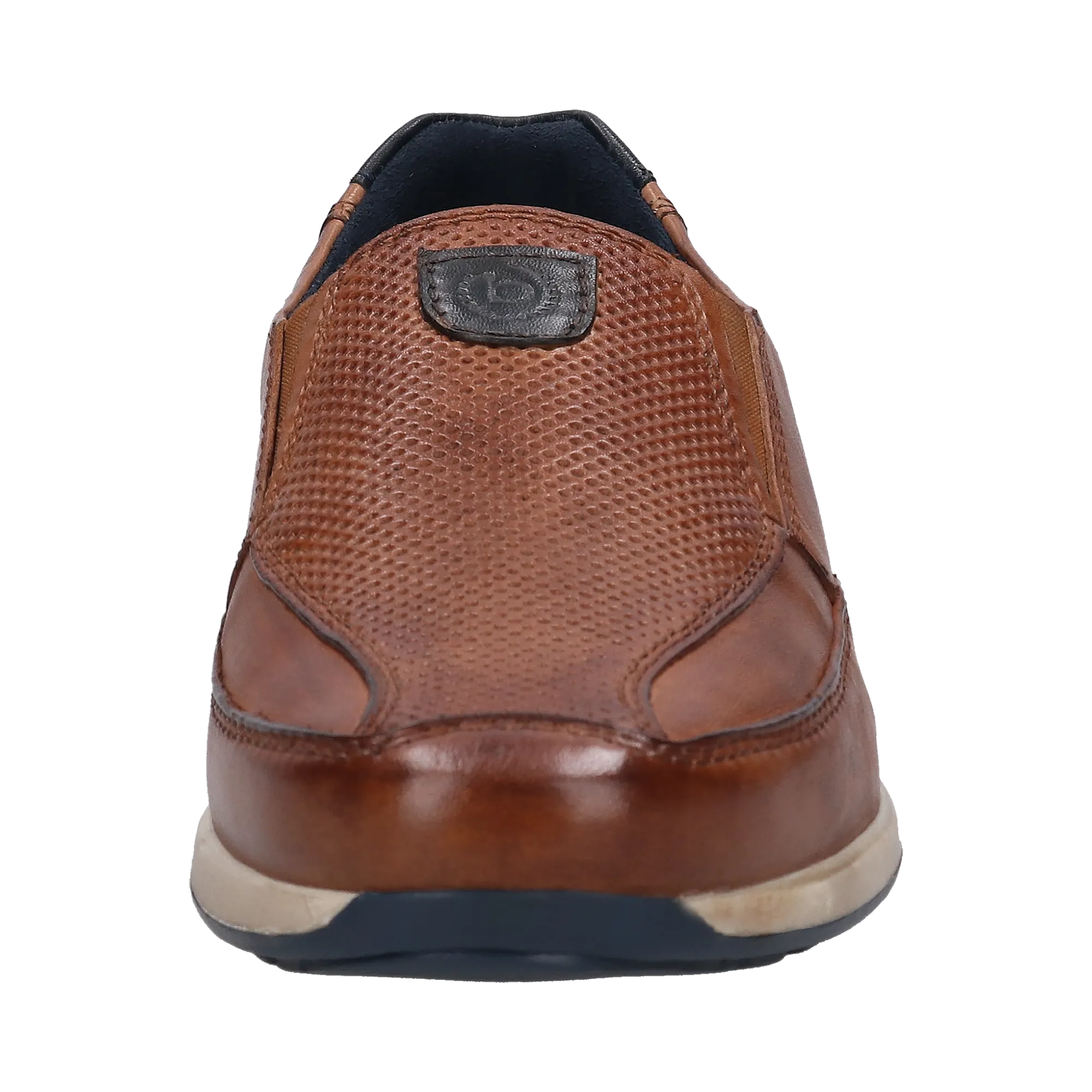 Leder Slip on cognac