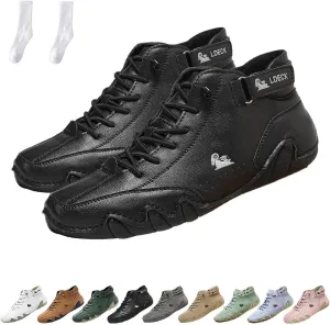 LELEBEAR Vogany Shoes Orthopedic Sneakers for Women and Men, Unisex Outdoor Waterproof Breathable Casual Sneakers Shoes