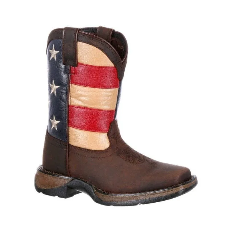 Lil' Rebel™ By Durango® Big Kids' Flag Western Boot