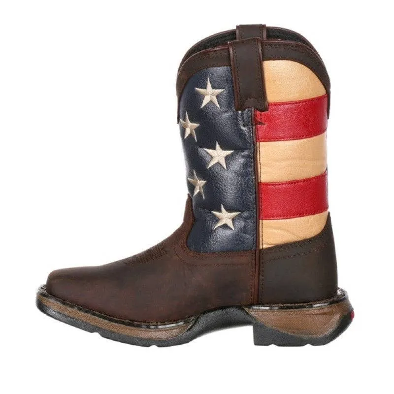 Lil' Rebel™ By Durango® Big Kids' Flag Western Boot