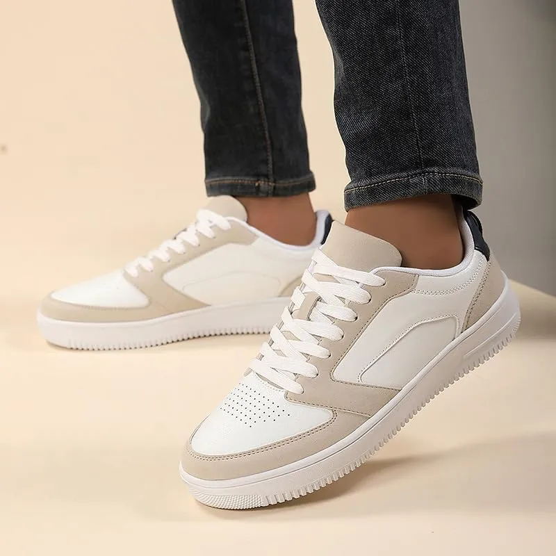 Low Top Skate Shoes for Men Anti-Slip Skateboard Shoes Comfortable & Durable Athletic Shoes and Casual Style for Outdoor Activities - Street Fashion Enthusiasts