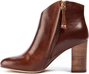 Lucca Lane Alyce Booties Bourbon