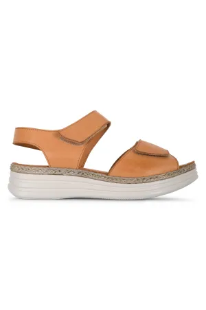 Made in Turkey Leather Sandal | TAN | ROSIE YY