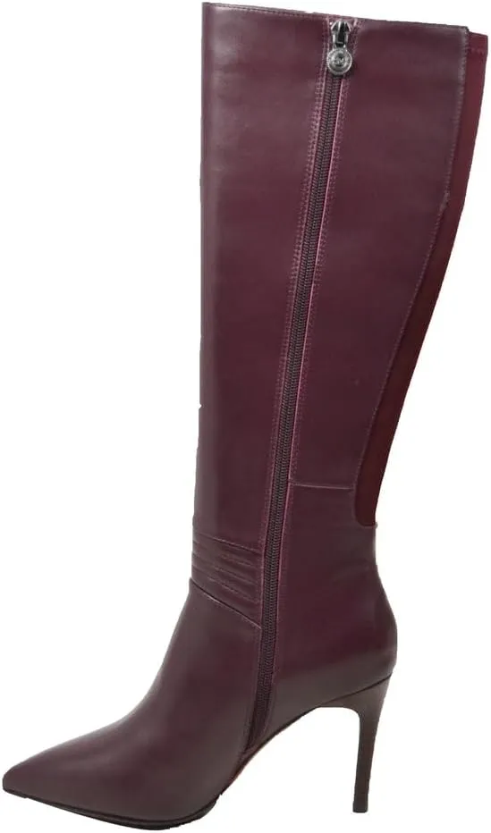 Madrid Women's Slim Calf Dress Leather Boot - Stylish, Versatile, and Comfortable