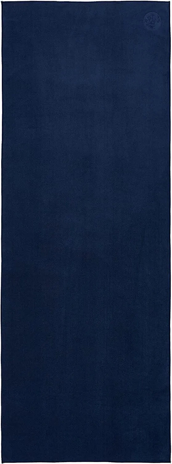 Manduka eQua Yoga Mat Towel - Quick Drying Microfiber, Lightweight, Easy for Travel, Use in Hot Yoga, Vinyasa and Power, 72 Inch (182cm)
