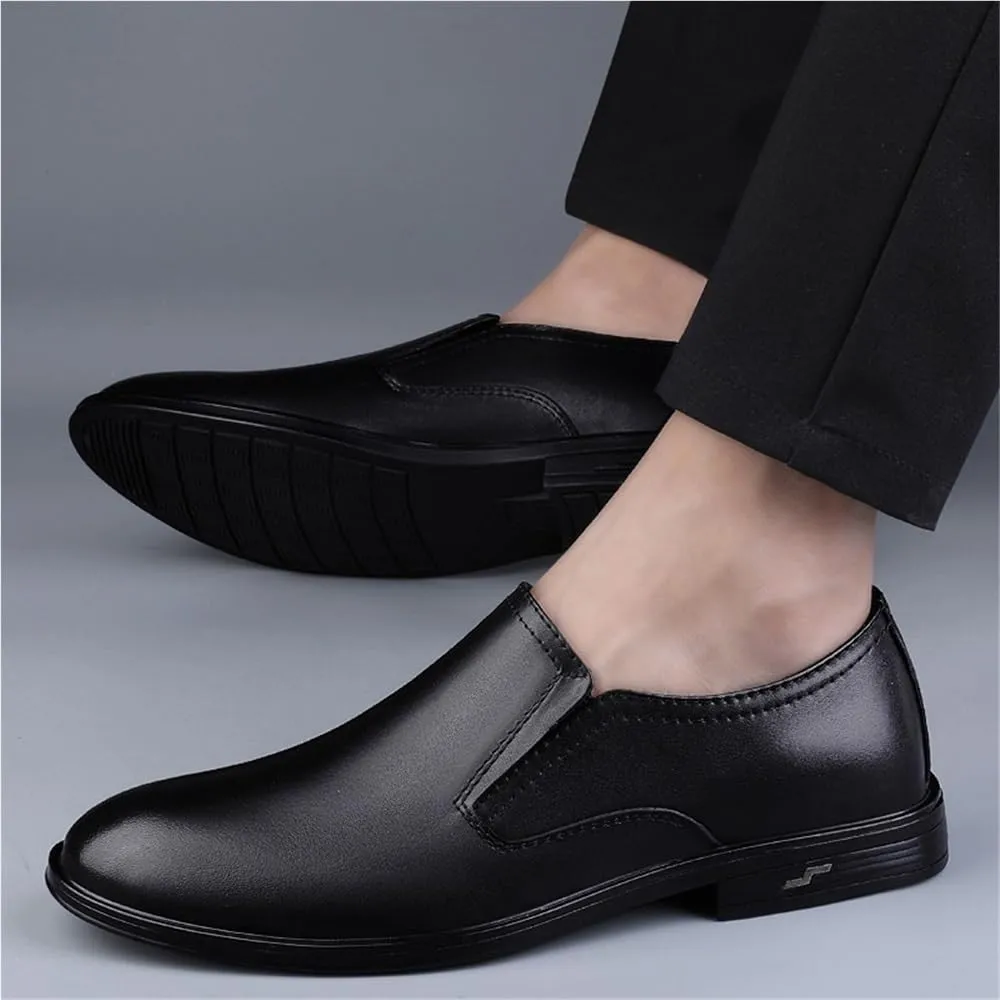 Men Comfort Orthopedic Oxford Dress Shoes Slip On Classic Formal Business Tuxedo Prom Anti Slip Low Top Comfortable