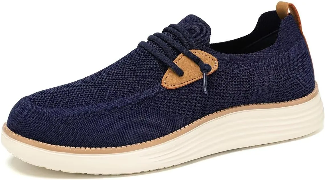 Men's Arch Support Casual Slip-on Shoes Loafers for Men Non Slip Comfortable Shoes