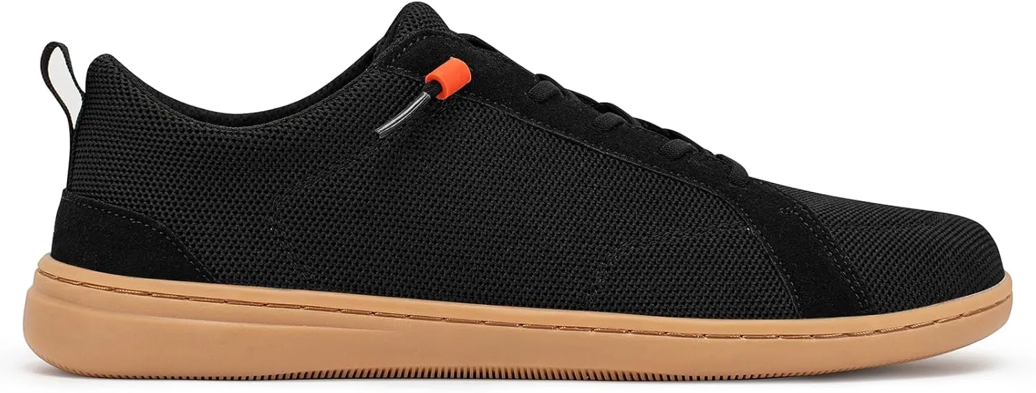 Men's Barefoot Wide Toe Box Shoes - Minimalist Barefoot Shoes with Zero Drop Sole Extra Wide Slip on Walking Shoes for Men