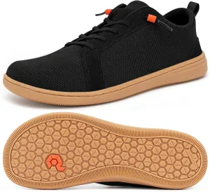 Men's Barefoot Wide Toe Box Shoes - Minimalist Barefoot Shoes with Zero Drop Sole Extra Wide Slip on Walking Shoes for Men