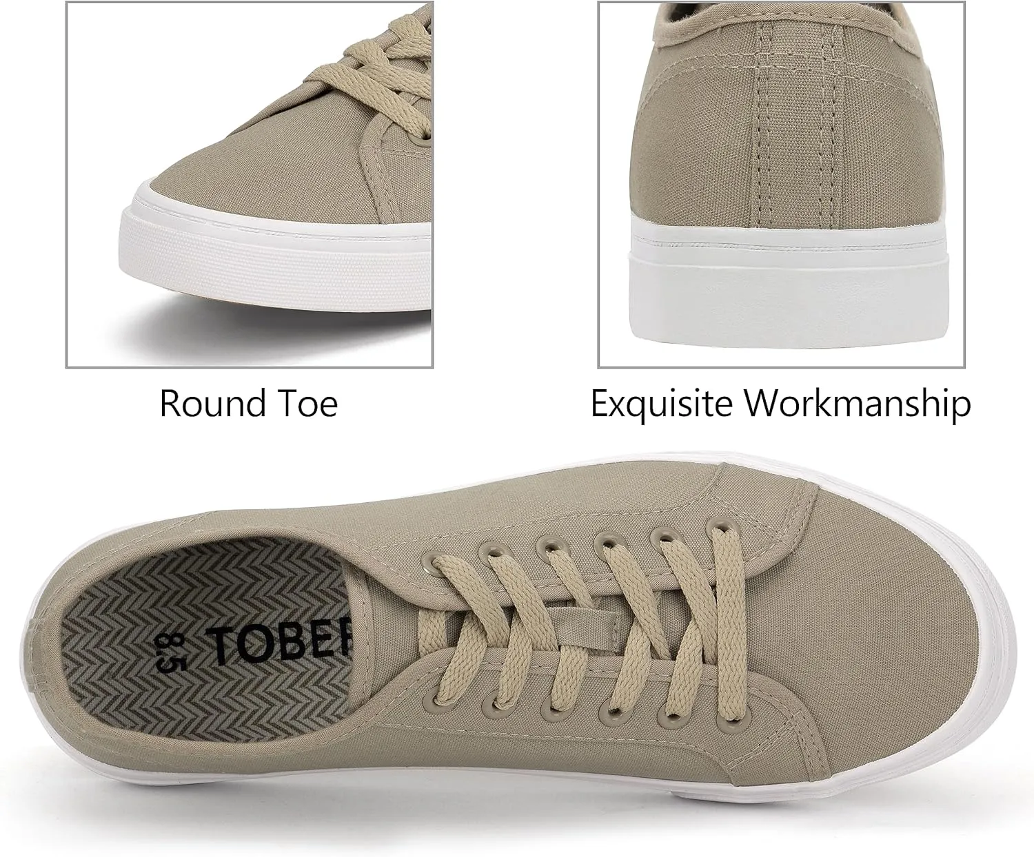 Men's Black Classic Low Top Shoes Canvas Fashion Sneaker with Soft Insole Causal Dress Shoes for Men Comfortable Walking Shoes