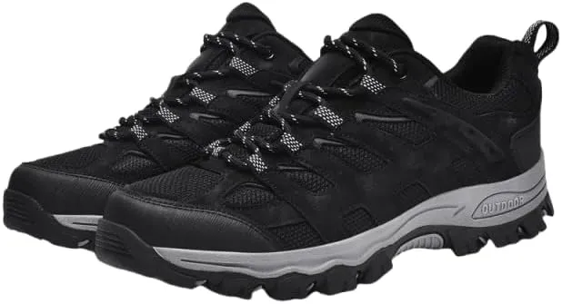 Men's Comfortable Casual Shoes, Outdoor Ankle Support Breathable Trekking Trails Shoes, Low Top Walking Hiking Shoes for Men