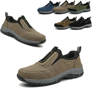 Men's Comfortable Waterproof Breathable Orthopedic Walking Shoes,Orthopedic Slip On Hiking Shoes Walking Orthopedic Shoes