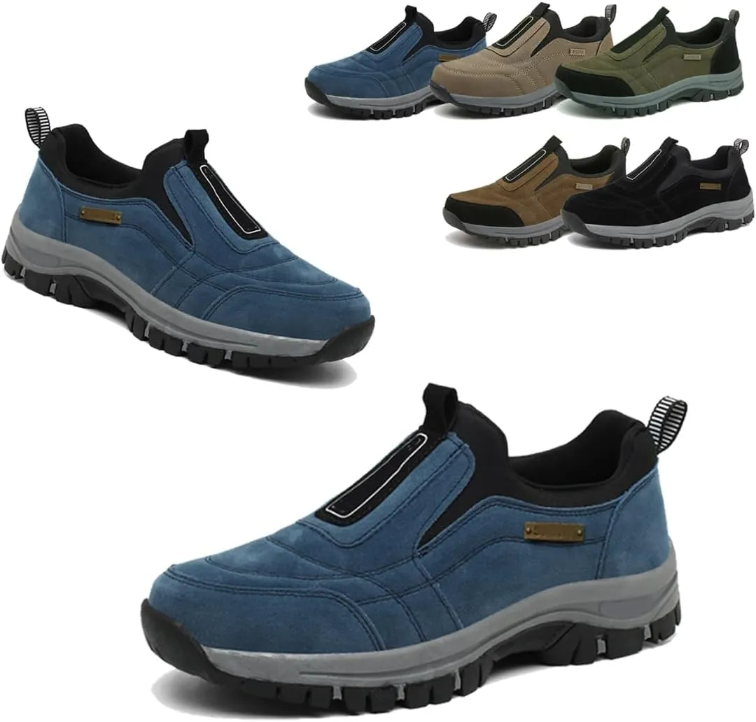 Men's Comfortable Waterproof Breathable Orthopedic Walking Shoes,Orthopedic Slip On Hiking Shoes Walking Orthopedic Shoes