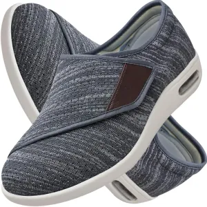 Men's Hands-Free Slip On Shoes Comfortable Tennis Sneakers with 3 Pairs Insoles Replacement for Elderly Swollen Feet Lightweight Loafer Slip On Boat Wide Fit Trainers Men