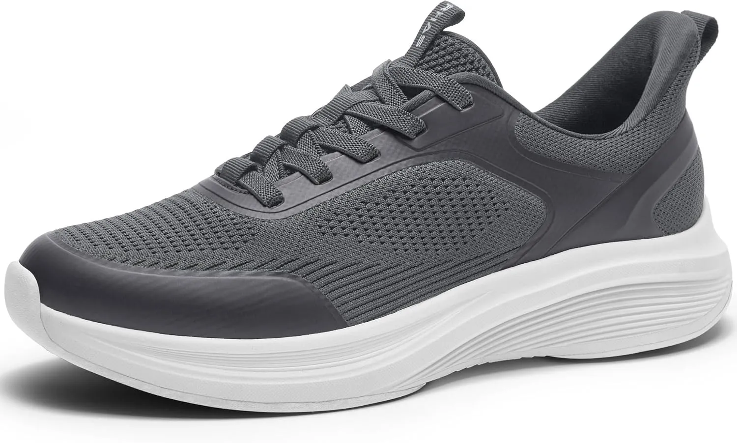Men's Hands Free Slip On Walking Shoes Comfortable Breathable Casual Shoes for Men Knit Tennis Sneaker